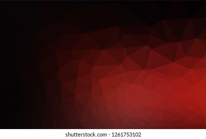 Dark Red vector blurry hexagon texture. A vague abstract illustration with gradient. The polygonal design can be used for your web site.