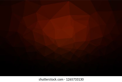 Dark Red vector blurry hexagon template. Shining colored illustration in a Brand new style. The polygonal design can be used for your web site.