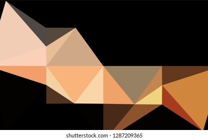 Dark Red vector blurry hexagon template. Creative geometric illustration in Origami style with gradient. The elegant pattern can be used as part of a brand book.
