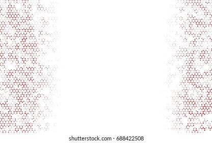 Dark Red vector blurry hexagon background design. Geometric background in Origami style with gradient. 
