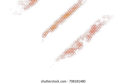Dark Red vector blurry hexagon background design. Geometric background in Origami style with gradient. 