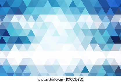 Dark Red vector blurry triangle pattern. Shining illustration, which consist of triangles. Brand-new style for your business design.
