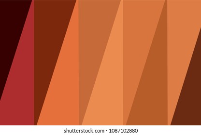 Dark Red vector blurry triangle pattern. Colorful illustration in polygonal style with gradient. Brand-new design for your business.