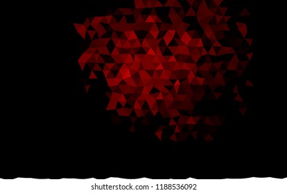 Dark Red vector blurry triangle template. Colorful abstract illustration with gradient. A completely new design for your business.