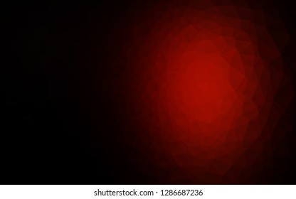 Dark Red vector blurry triangle texture. Shining colored illustration in a Brand new style. Template for a cell phone background.