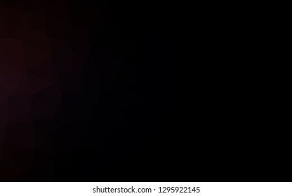 Dark Red vector blurry triangle template. Modern geometrical abstract illustration with gradient. Completely new design for your business.