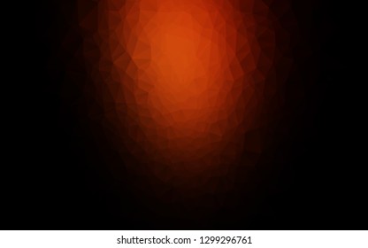 Dark Red vector blurry triangle template. Glitter abstract illustration with an elegant design. Template for your brand book.
