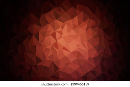 Dark Red vector blurry triangle texture. Shining colored illustration in a Brand new style. Template for your brand book.