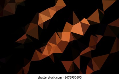 Dark Red vector blurry triangle texture. Geometric illustration in Origami style with gradient. The best triangular design for your business.