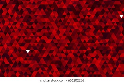 Dark Red vector blurry triangle template. Glitter abstract illustration with an elegant design. The best triangular design for your business.