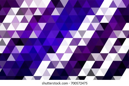 Dark Red vector blurry triangle background. A completely new color illustration in a vague style. A new texture for your design.