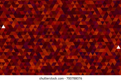 Dark Red vector blurry triangle background. Colorful illustration in abstract style with gradient. The textured pattern can be used for background.