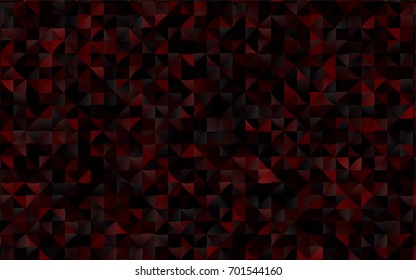 Dark Red vector blurry triangle pattern. A completely new color illustration in a vague style. The completely new template can be used for your brand book.