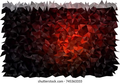 Dark Red vector blurry triangle background. Geometric illustration in Origami style with gradient.  A completely new design for your business.