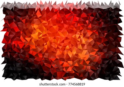 Dark Red vector blurry triangle pattern. Modern geometrical abstract illustration with gradient. A completely new design for your business.