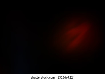 Dark Red vector bokeh template. A vague abstract illustration with gradient. The template for backgrounds of cell phones.