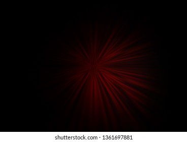 Dark Red vector bokeh template. A vague abstract illustration with gradient. A completely new template for your design.