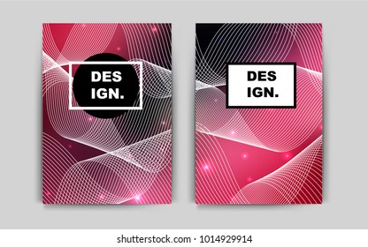 Dark Red vector brochure for ui, ux design. Blurred decorative design in abstract style with textbox. Beautiful design for cover of notepads.