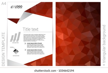 Dark Red vector  brochure for ui, ux design. Blurred decorative design in abstract style with textbox. Pattern for beautiful business cards, folders.