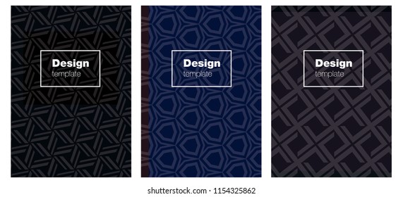 Dark Red vector brochure for ui, ux design. Modern abstract design concept with colorful gradient. Pattern notebooks, journals.