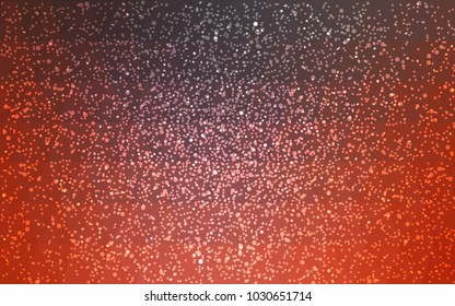 Dark Red vector christmas polygon background. Low poly Illustration consisting of triangles with snowflakes. Texture background of New Year celebration.
