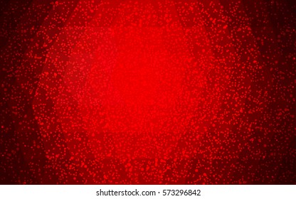 Dark Red vector christmas polygon background. Low poly Illustration consisting of triangles with snowflakes. Texture background of New Year celebration.