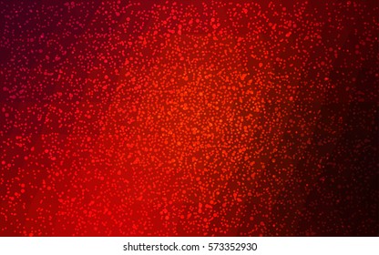 Dark Red vector christmas polygon background. Low poly Illustration consisting of triangles with snowflakes. Texture background of New Year celebration.