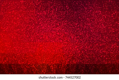 Dark Red vector christmas polygon background. Low poly Illustration consisting of triangles with snowflakes. Texture background of New Year celebration.