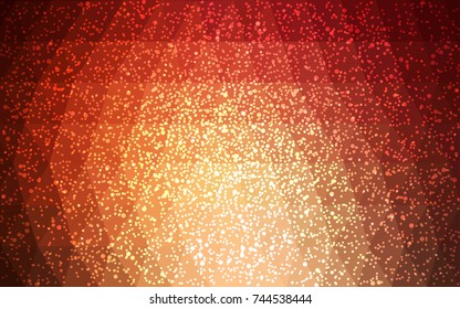 Dark Red vector christmas polygon background. Low poly Illustration consisting of triangles with snowflakes. Texture background of New Year celebration.