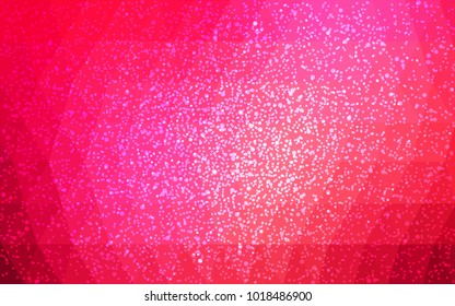 Dark Red vector christmas postcard low polygon background. Illustration consisting of triangles. Abstract triangular polygonal origami or crystal design of New Year celebration.