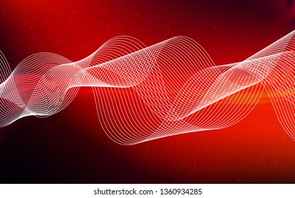 Dark Red vector colorful abstract background. An elegant bright illustration with gradient. The best blurred design for your business.