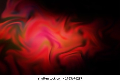 Fondo abstracto de color oscuro vector rojo. Una ilustración de color completamente nueva en un estilo borroso. Marco elegante para un libro de marca.