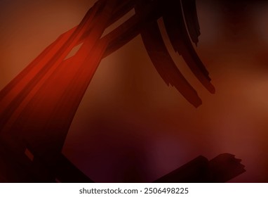 Dark Red vector colorful abstract background. A completely new colored illustration in blur style. Smart design for your work.