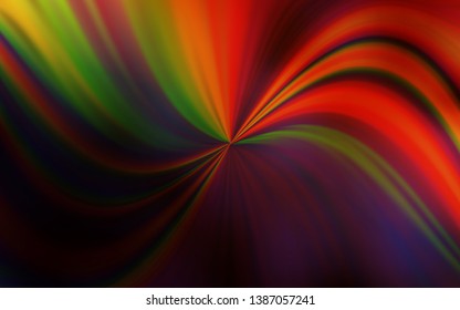 Dark Red vector colorful blur backdrop. Colorful abstract illustration with gradient. Blurred design for your web site.