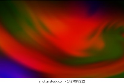 Dark Red vector colorful blur backdrop. Abstract colorful illustration with gradient. Background for designs.