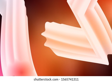 Dark Red vector colorful blur background. Creative illustration in halftone style with gradient. New style for your business design.