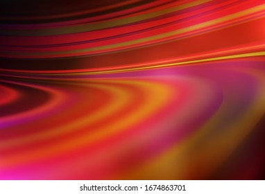 Fondo negro vectorial de color rojo oscuro. Ilustración abstracta de color con degradado. Diseño borroso para su sitio web.