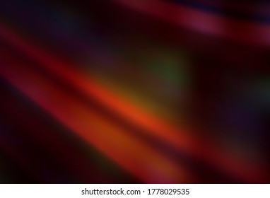 El fondo de la luz borrosa colorada del vector rojo oscuro. Ilustración creativa en estilo de semitono con gradiente. Marco elegante para un libro de marca.