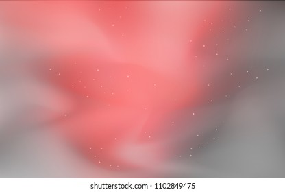 Dark Red vector cover with astronomical stars. Shining colored illustration with bright astronomical stars. Pattern for futuristic ad, booklets.