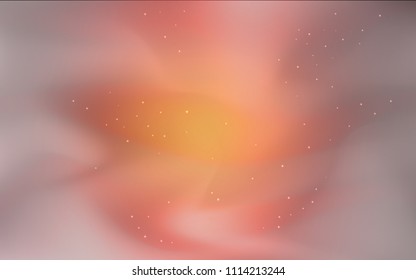 Dark Red vector cover with astronomical stars. Shining illustration with sky stars on abstract template. Best design for your ad, poster, banner.