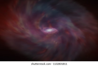Dark Red vector cover with astronomical stars. Blurred decorative design in simple style with galaxy stars. Pattern for futuristic ad, booklets.
