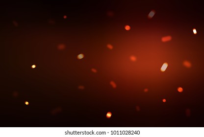 Dark Red vector cover with beautiful snowflakes. Snow on blurred abstract background with gradient. The template can be used as a new year background.