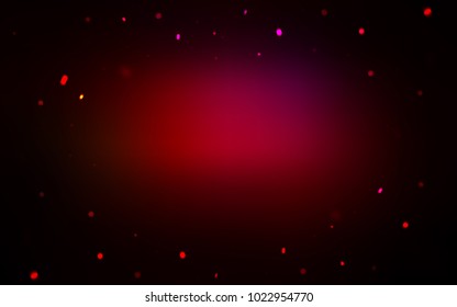 Dark Red vector cover with beautiful snowflakes. Shining colored illustration with snow in christmas style. The template can be used as a new year background.