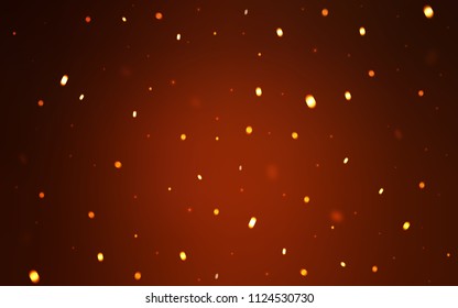 Dark Red vector cover with beautiful snowflakes. Snow on blurred abstract background with gradient. The pattern can be used for new year leaflets.