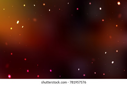 Dark Red vector cover with beautiful snowflakes. Shining colored illustration with snow in christmas style. The template can be used as a new year background.