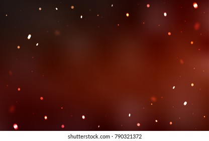 Dark Red vector cover with beautiful snowflakes. Modern geometrical abstract illustration with crystals of ice. The pattern can be used for new year leaflets.