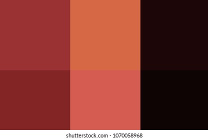 Dark Red vector cover with colorful palette. Color palette with set of colors. Pattern for easy creation of leaflets, banners, booklets.