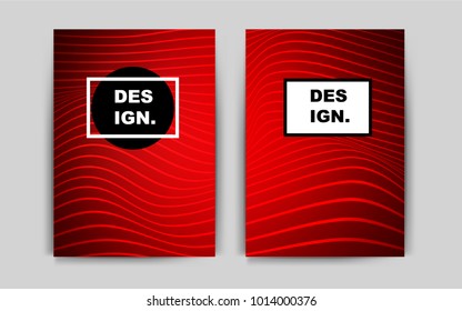 Dark Red vector cover for Envelopes. Beautiful colored sample in A4 size. New design for a poster, banner of your website.