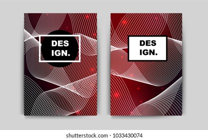 Dark Red vector cover for Envelopes. Web interface on abstract background with colorful gradient. Pattern can be used as a template for calendars.