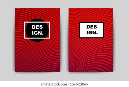 Dark Red vector cover for Envelopes. Glitter abstract design concept with text box. Beautiful design for cover of notepads.